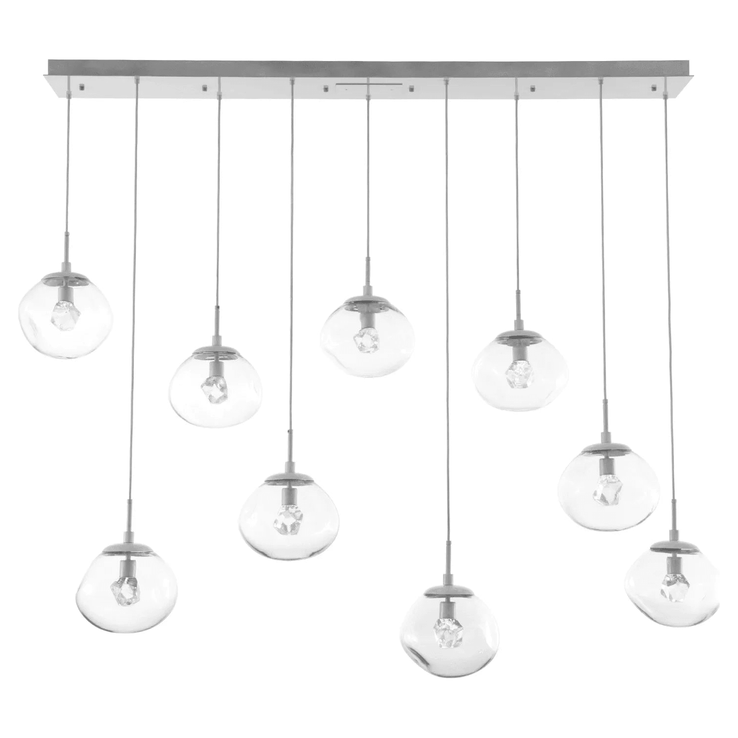 Hammerton Studio - Nebula Nova Linear Multi-Port, 9-Light - PLB0068-09-BS-ZC-C01-L1 - Canada Light Shop
