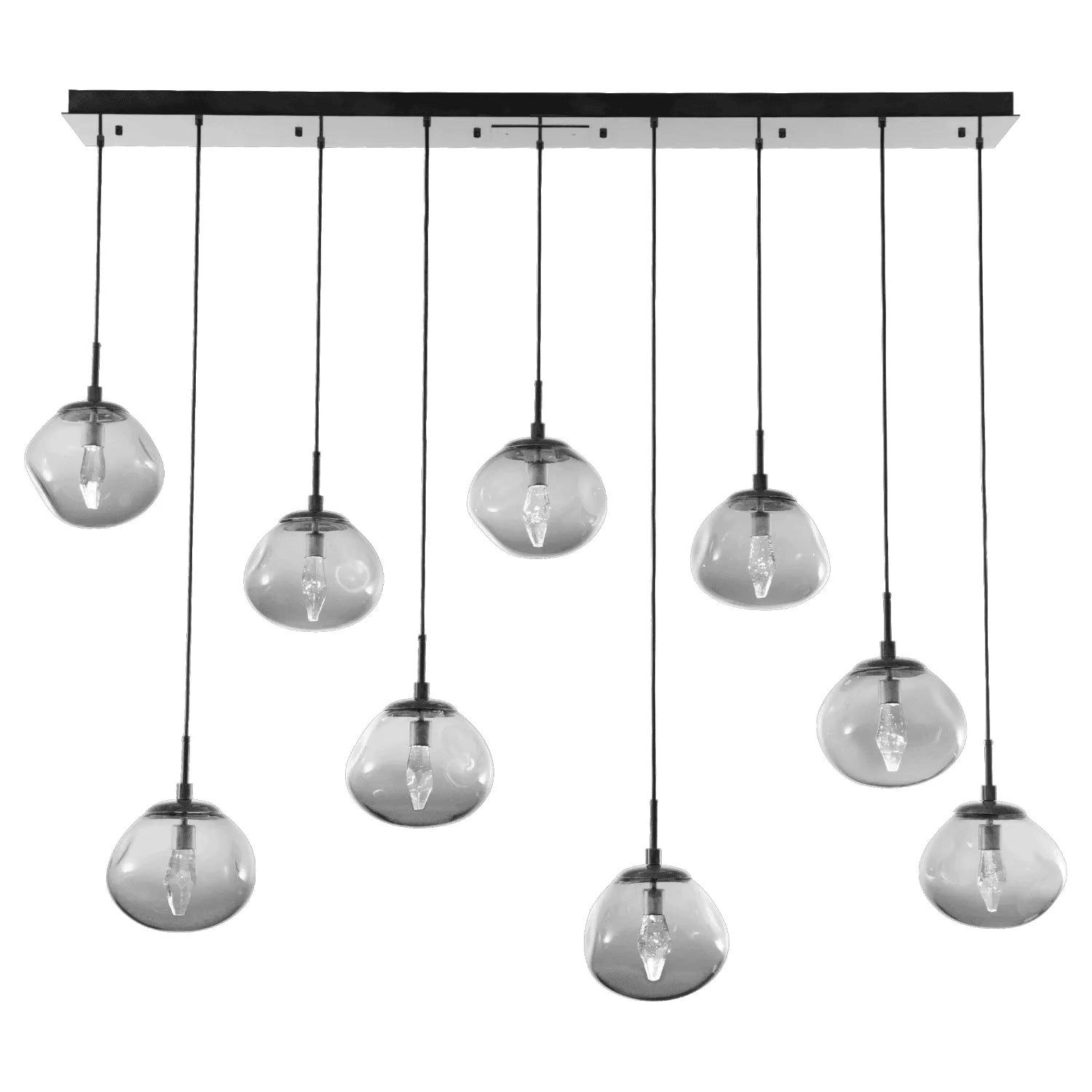 Hammerton Studio - Nebula Nova Linear Multi-Port, 9-Light - PLB0068-09-MB-GS-C01-L1 - Canada Light Shop