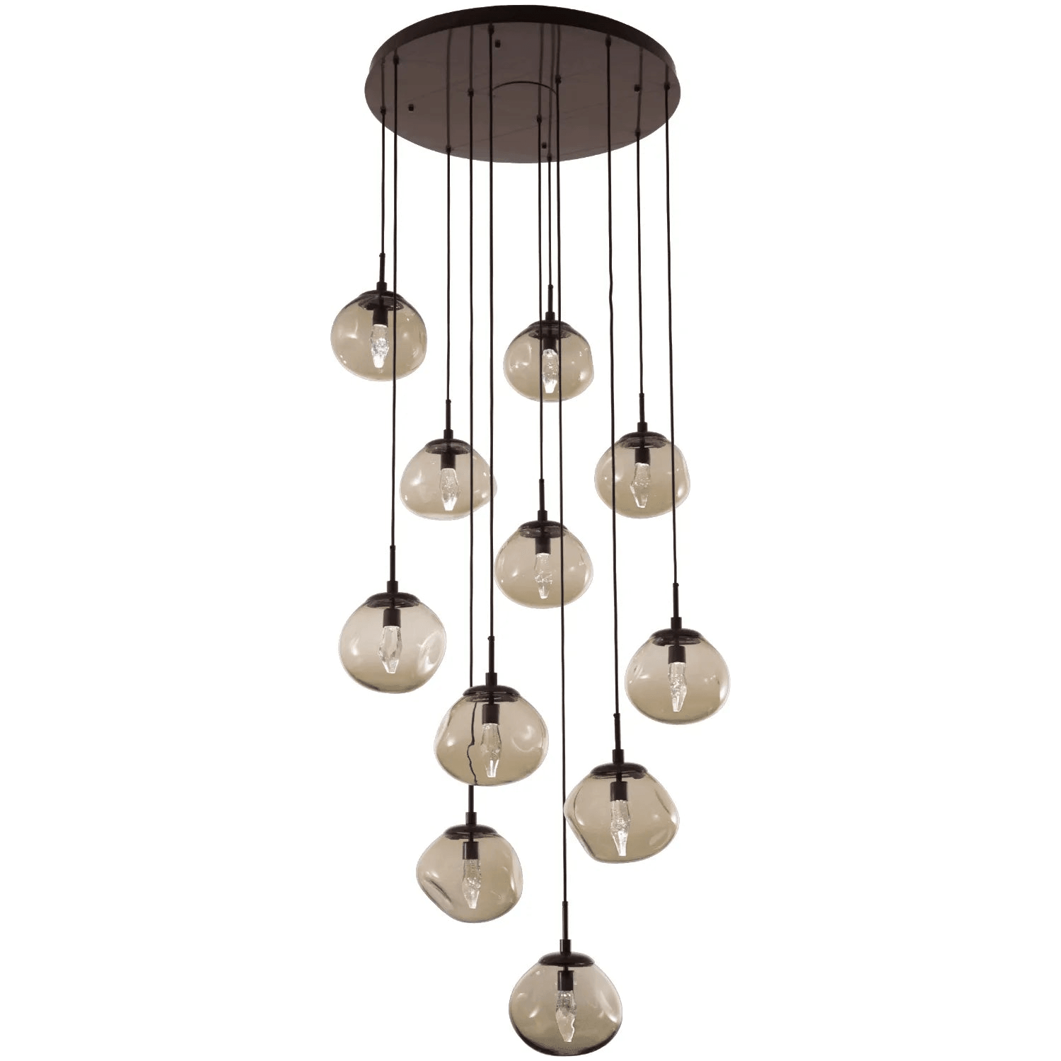 Hammerton Studio - Nebula Nova Round Multi-Port, 11-Light - CHB0068-11-FB-GB-C01-L1 - Canada Light Shop