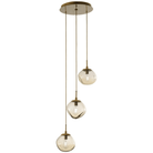 Hammerton Studio - Nebula Nova Round Multi-Port, 3-Light - CHB0064-03-BS-A-C01-E2 - Canada Light Shop
