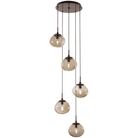 Hammerton Studio - Nebula Nova Round Multi-Port, 5-Light - CHB0064-05-BS-A-C01-E2 - Canada Light Shop