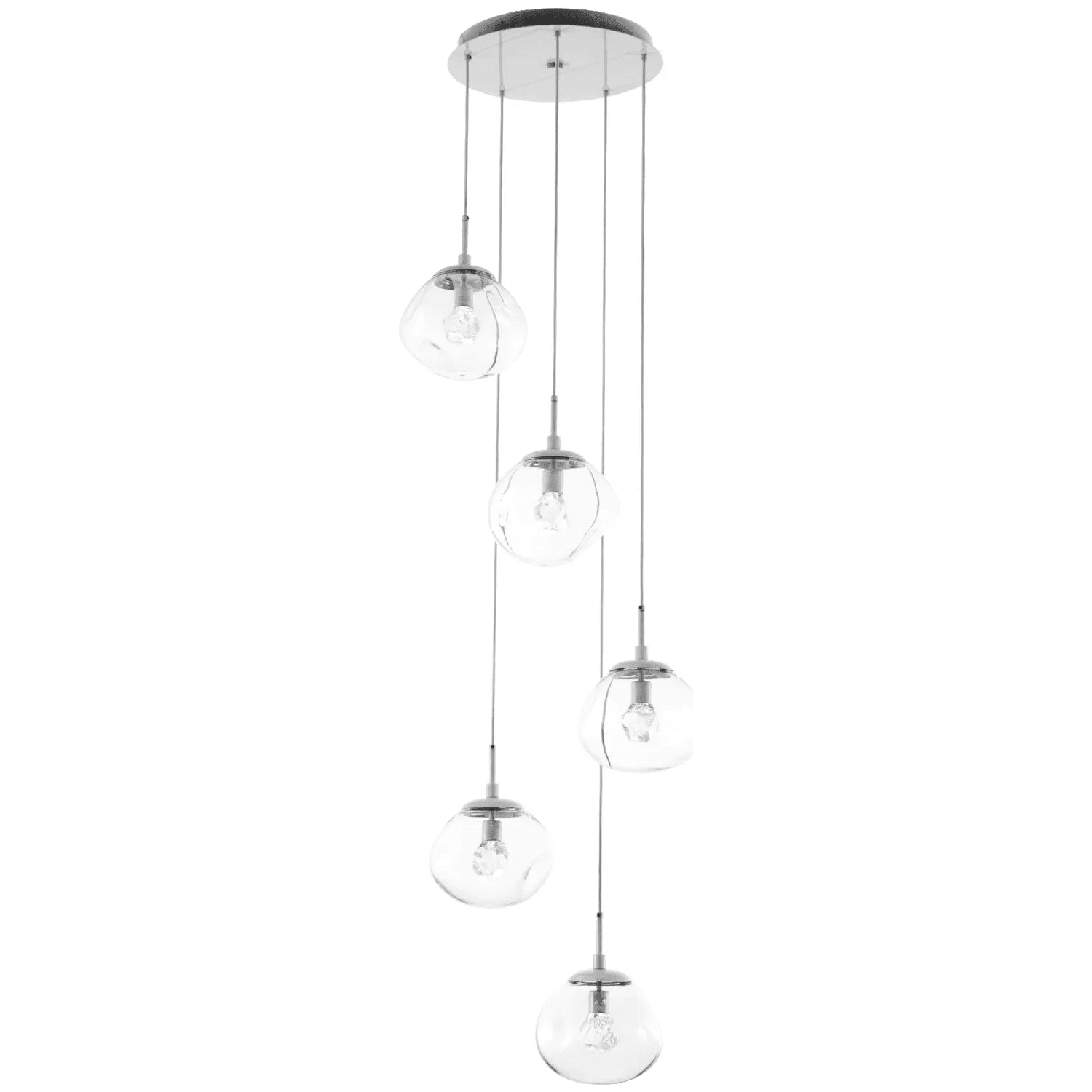 Hammerton Studio - Nebula Nova Round Multi-Port, 5-Light - CHB0068-05-BS-ZC-C01-L1 - Canada Light Shop