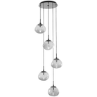 Hammerton Studio - Nebula Nova Round Multi-Port, 5-Light - CHB0068-05-MB-GS-C01-L1 - Canada Light Shop