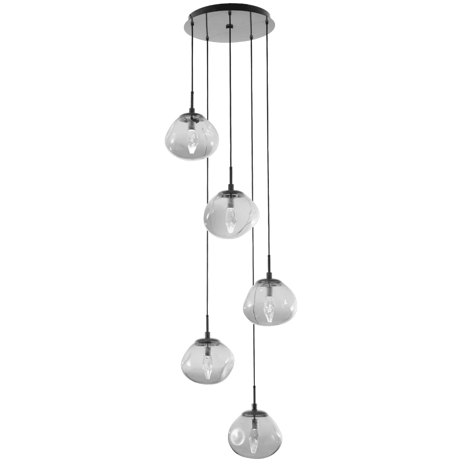 Hammerton Studio - Nebula Nova Round Multi-Port, 5-Light - CHB0068-05-MB-GS-C01-L1 - Canada Light Shop