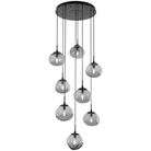 Hammerton Studio - Nebula Nova Round Multi-Port, 8-Light - CHB0064-08-MB-S-C01-E2 - Canada Light Shop