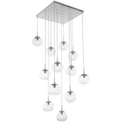 Hammerton Studio - Nebula Nova Square Multi-Port, 12-Light - CHB0064-12-BS-C-C01-E2 - Canada Light Shop