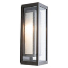 Hammerton Studio - Outdoor Double Box Cover Sconce with Glass - ODB0027-18-AG-F-L2 - Canada Light Shop