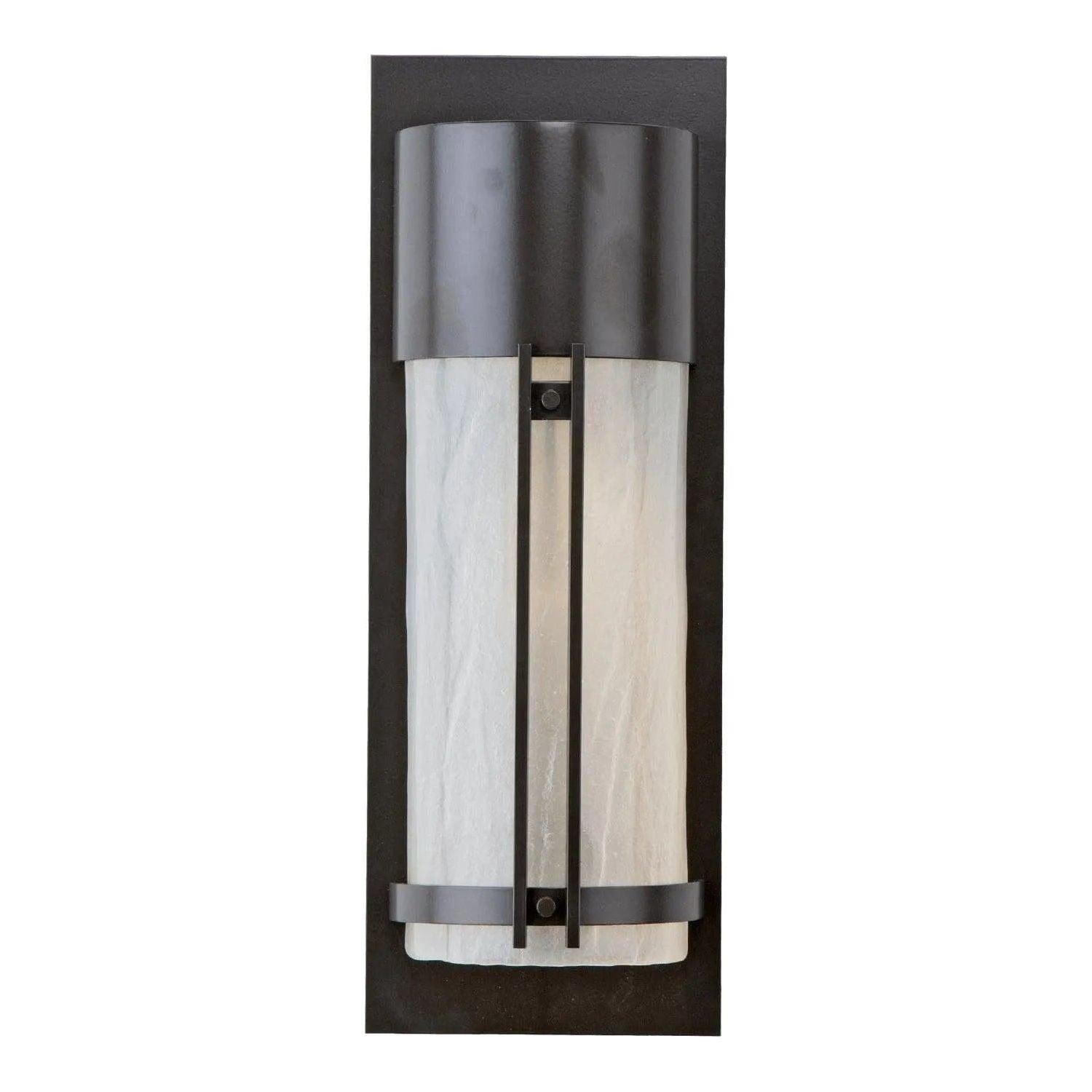 Hammerton Studio - Outdoor Short Round Cover Sconce with Metalwork - ODB0054-19-SB-FG-G1 - Canada Light Shop