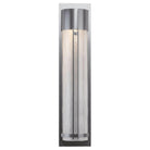 Hammerton Studio - Outdoor Tall Round Cover Sconce with Metalwork - ODB0054-31-AG-FG-L2 - Canada Light Shop