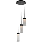 Hammerton Studio - Parallel Glass Round Multi-Port, 3-Light - CHB0042-03-MB-CR-C01-L1 - Canada Light Shop