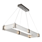 Hammerton Studio - Parallel Rectangular Chandelier, 60-Inch - PLB0042-R2-SN-CR-CA1-L1 - Canada Light Shop