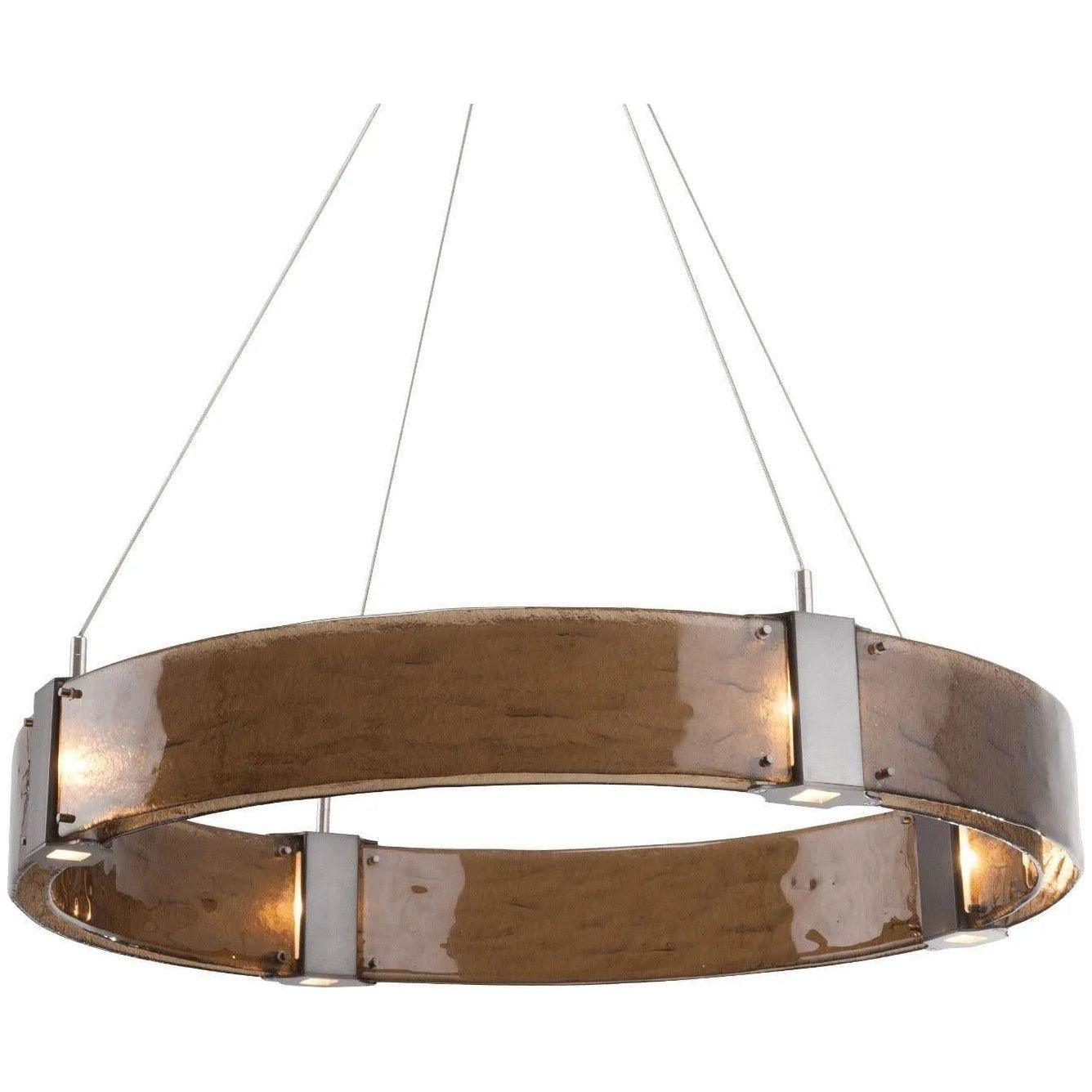 Hammerton Studio - Parallel Ring Chandelier, 33-Inch - CHB0042-33-GM-BG-CA1-L1 - Canada Light Shop