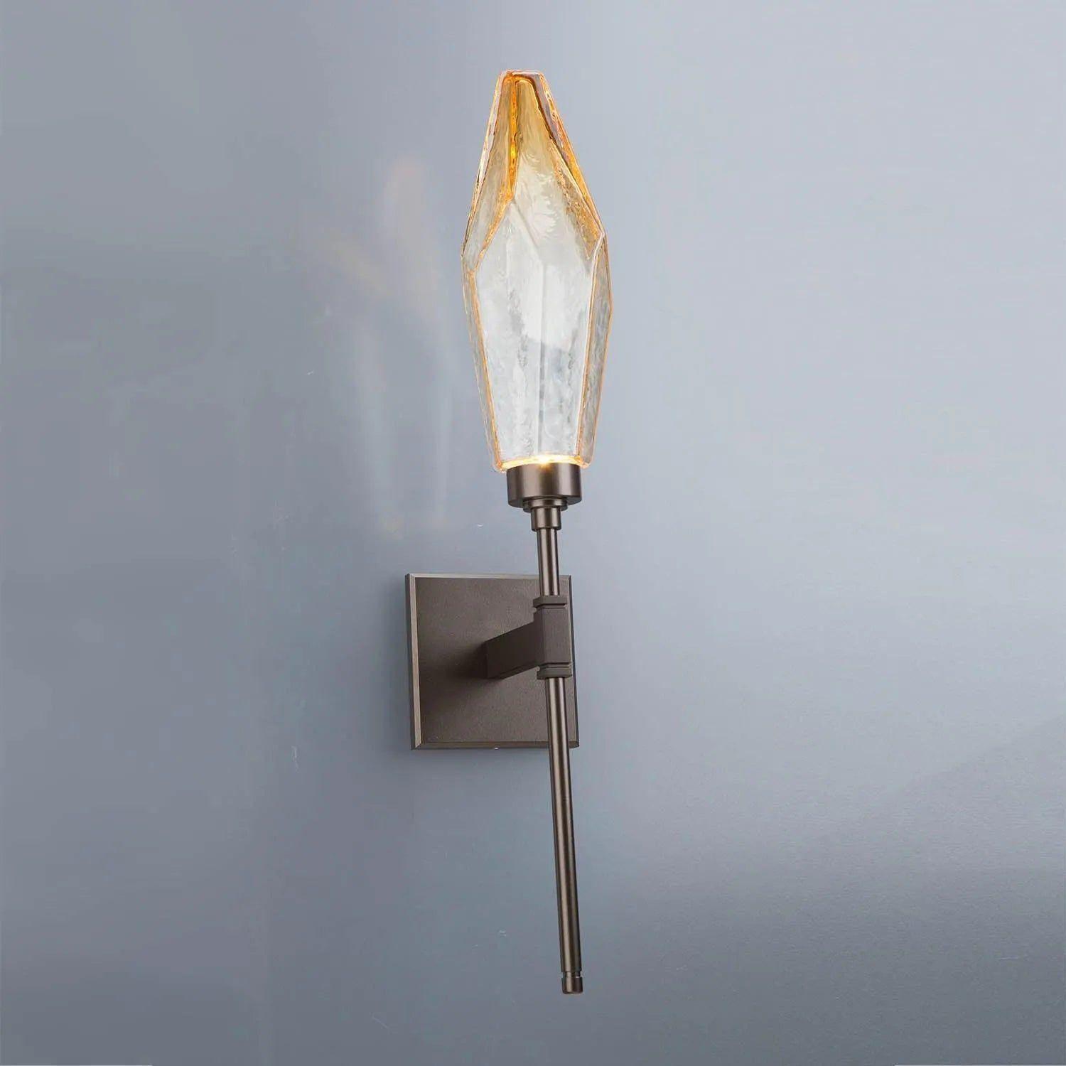Hammerton Studio - Rock Crystal Indoor Belvedere Sconce - IDB0050-07-FB-CA-L1 - Canada Light Shop
