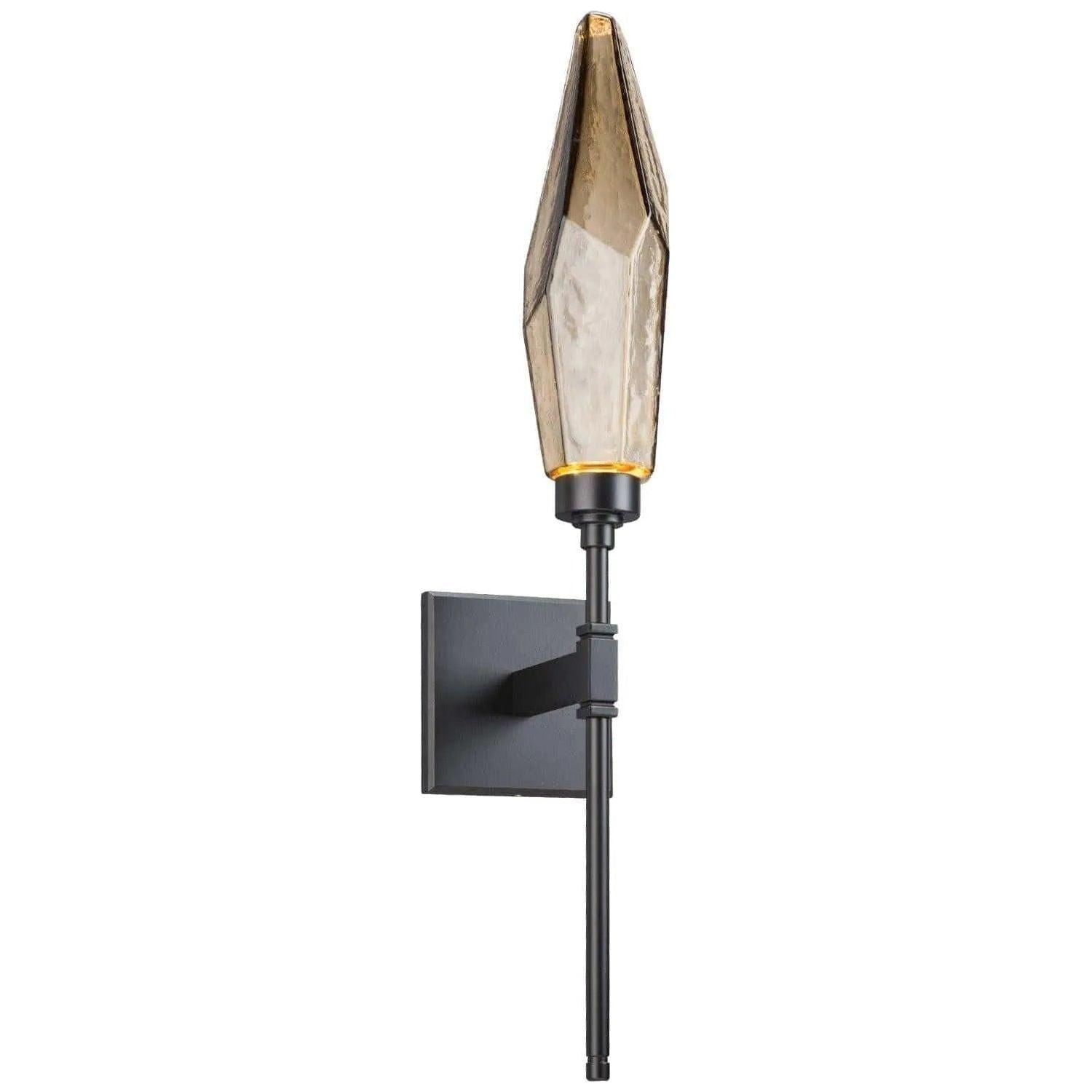 Hammerton Studio - Rock Crystal Indoor Belvedere Sconce - IDB0050-07-MB-CB-L1 - Canada Light Shop