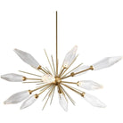 Hammerton Studio - Rock Crystal Oval Starburst, 53-Inch - PLB0050-0A-GB-CC-001-L1 - Canada Light Shop