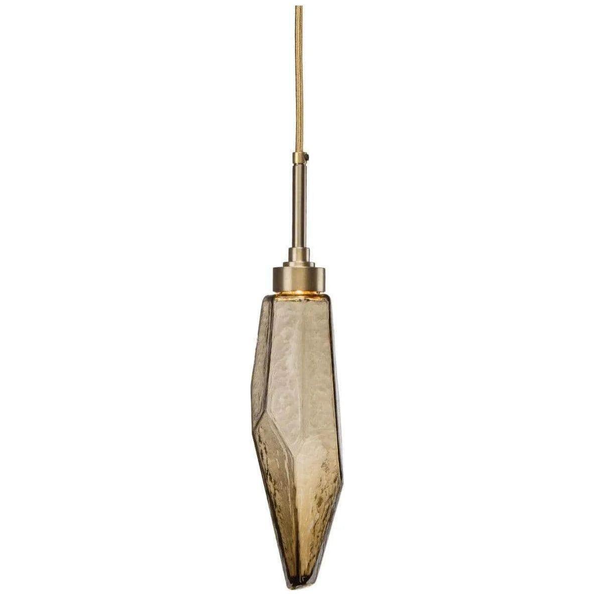 Hammerton Studio - Rock Crystal Pendant, 15-Inch - LAB0050-15-HB-CB-C01-L1 - Canada Light Shop