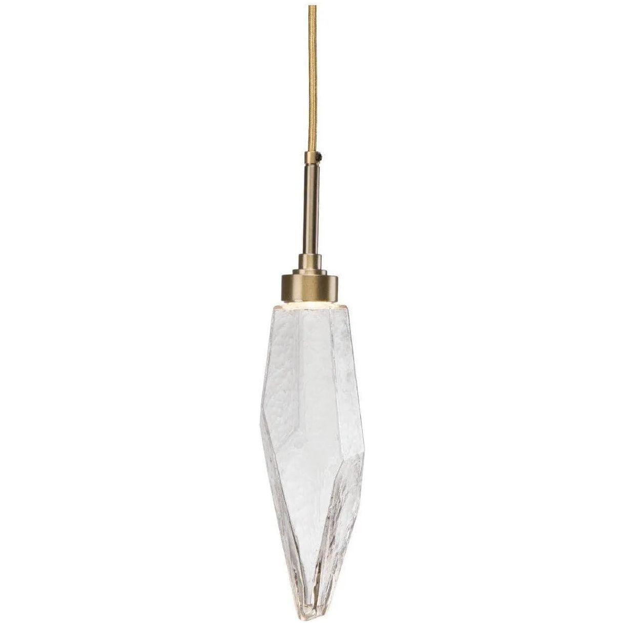 Hammerton Studio - Rock Crystal Pendant, 15-Inch - LAB0050-15-HB-CC-C01-L1 - Canada Light Shop