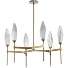 Hammerton Studio - Rock Crystal Round Belvedere Chandelier, 37-Inch - CHB0050-37-HB-CC-001-L1 - Canada Light Shop