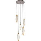 Hammerton Studio - Rock Crystal Round Multi-Port, 5-Light - CHB0050-05-BS-CA-C01-L1 - Canada Light Shop