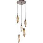 Hammerton Studio - Rock Crystal Round Multi-Port, 5-Light - CHB0050-05-BS-CB-C01-L1 - Canada Light Shop