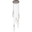 Hammerton Studio - Rock Crystal Round Multi-Port, 5-Light - CHB0050-05-BS-CC-C01-L1 - Canada Light Shop