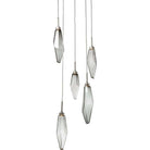 Hammerton Studio - Rock Crystal Round Multi-Port, 5-Light - CHB0050-05-BS-CS-C01-L1 - Canada Light Shop