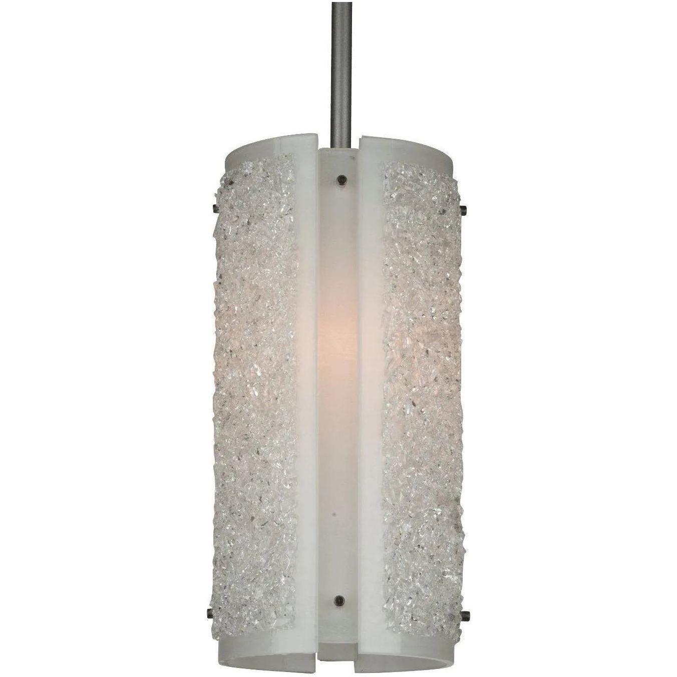 Hammerton Studio - Textured Glass Pendant, 12-Inch - LAB0044-12-BS-FR-001-E2 - Canada Light Shop