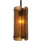 Hammerton Studio - Textured Glass Pendant, 12-Inch - LAB0044-12-FB-BG-C01-E2 - Canada Light Shop