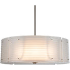 Hammerton Studio - Textured Glass Round Chandelier, 24-Inch - CHB0044-24-BS-FS-001-E2 - Canada Light Shop