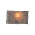 Hammerton Studio - Textured Glass Square Cover Sconce - CSB0044-0B-GM-SG-E2 - Canada Light Shop