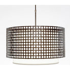 Hammerton Studio - Tweed Drum with Linen Shade, 24-Inch - CHB0037-24-FB-SH-001-E2 - Canada Light Shop