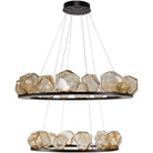 Hammerton Studio - Two Tier Gem Ring Chandelier, 49-Inch - CHB0039-2B-MB-A-CA1-L1 - Canada Light Shop