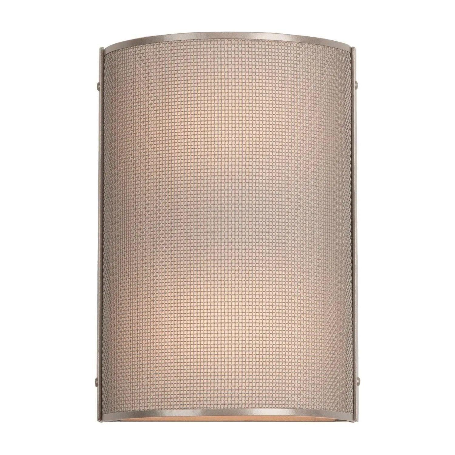 Hammerton Studio - Uptown Mesh Cover Sconce - CSB0019-11-BS-F-E1 - Canada Light Shop