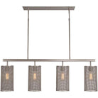 Hammerton Studio - Uptown Mesh Linear Suspension, 4-Light - PLB0019-43-BS-0-001-E2 - Canada Light Shop