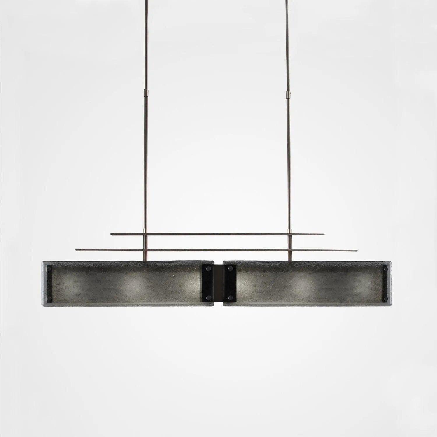 Hammerton Studio - Urban Loft Linear Suspension, 45-Inch - PLB0026-0B-SN-SG-001-E2 - Canada Light Shop