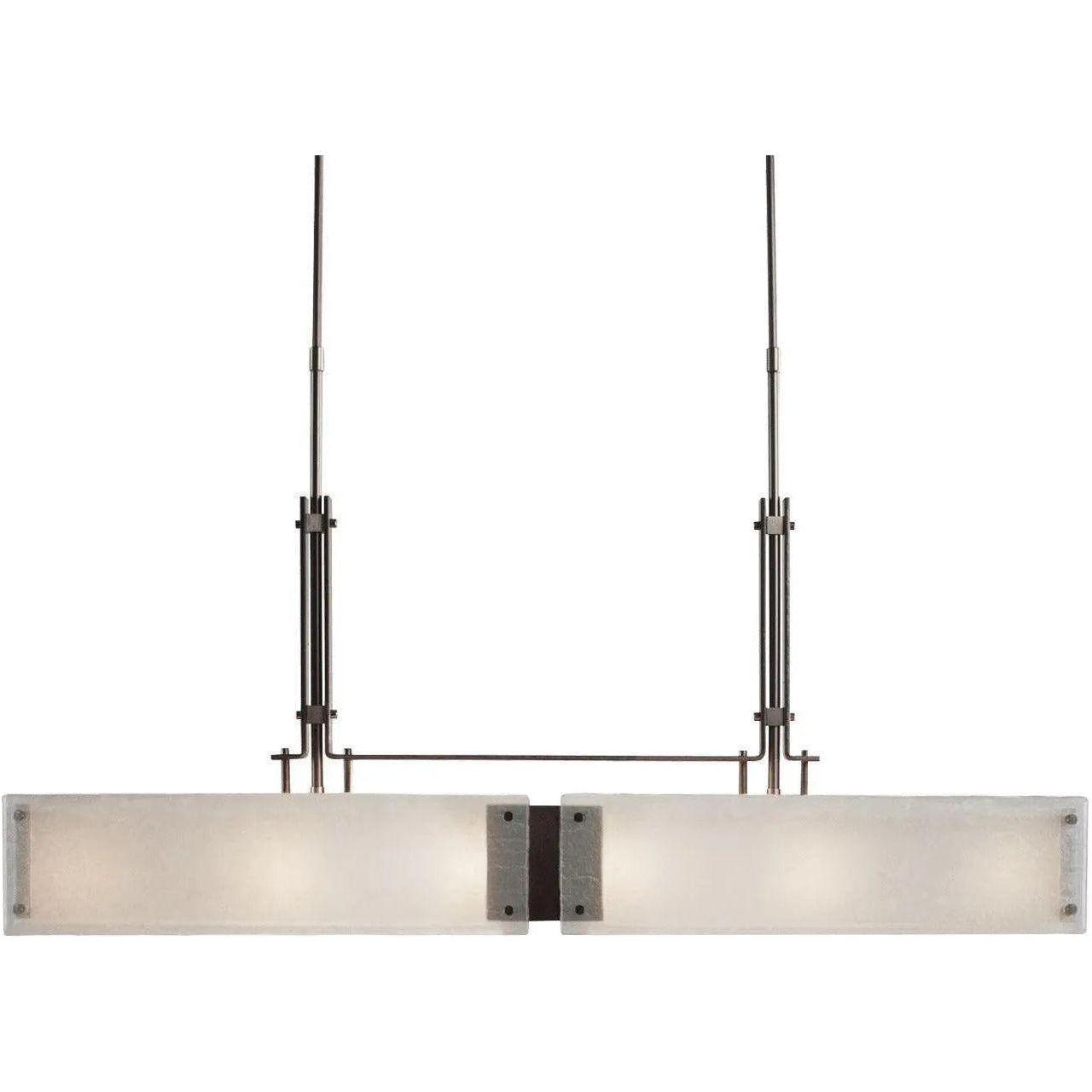 Hammerton Studio - Urban Loft Trestle LED Linear Suspension, 45-Inch - PLB0026-0A-GM-FG-001-L1 - Canada Light Shop