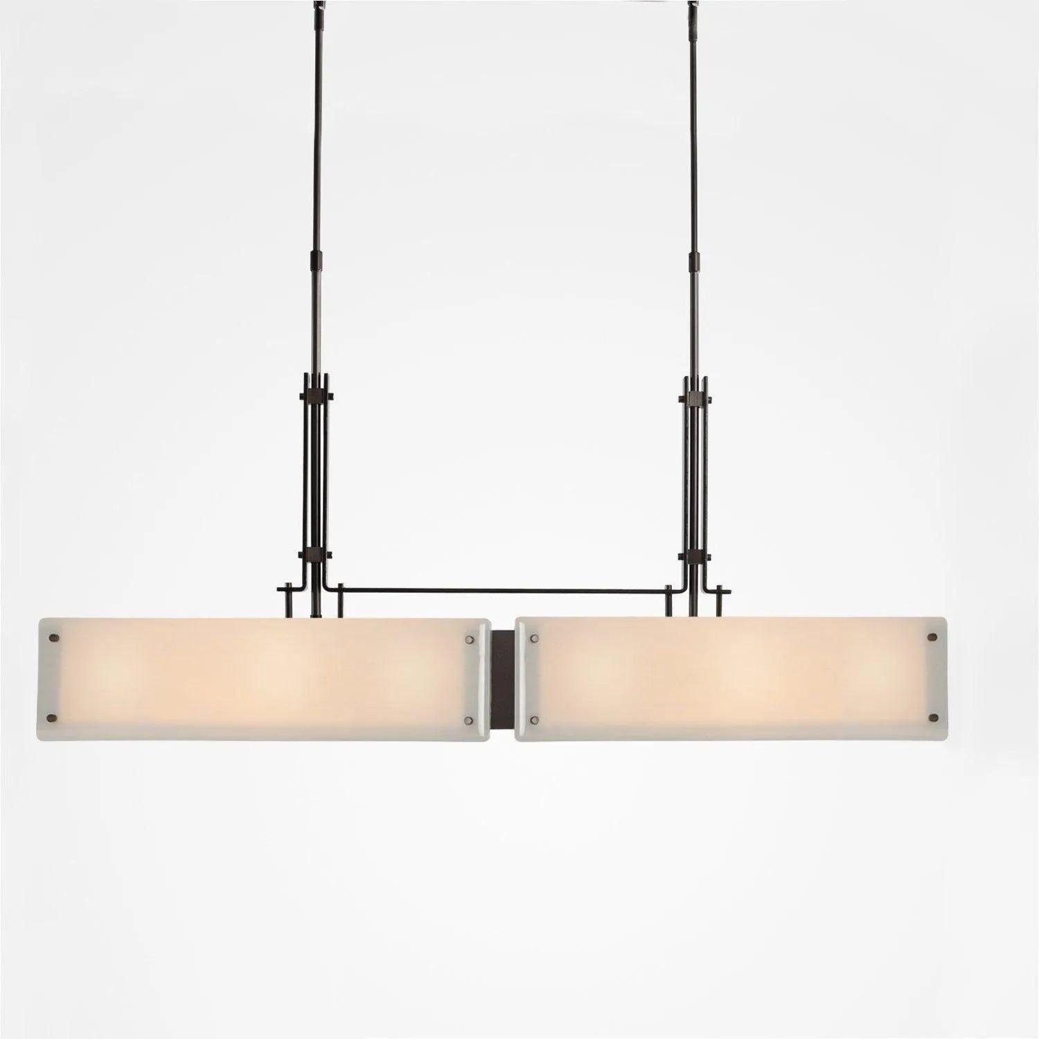 Hammerton Studio - Urban Loft Trestle LED Linear Suspension, 45-Inch - PLB0026-0A-GM-IW-001-L1 - Canada Light Shop
