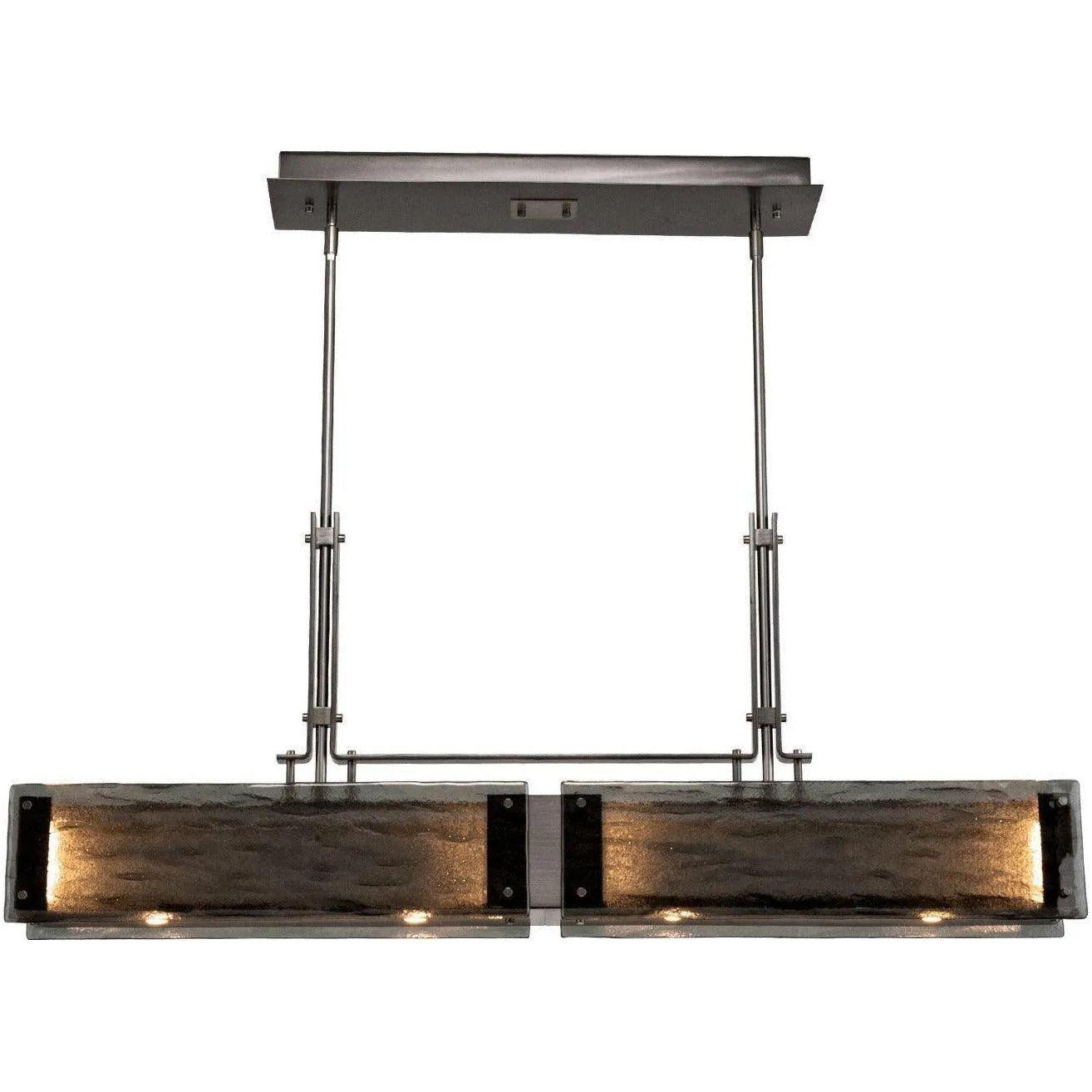 Hammerton Studio - Urban Loft Trestle LED Linear Suspension, 45-Inch - PLB0026-0A-GM-SG-001-L1 - Canada Light Shop