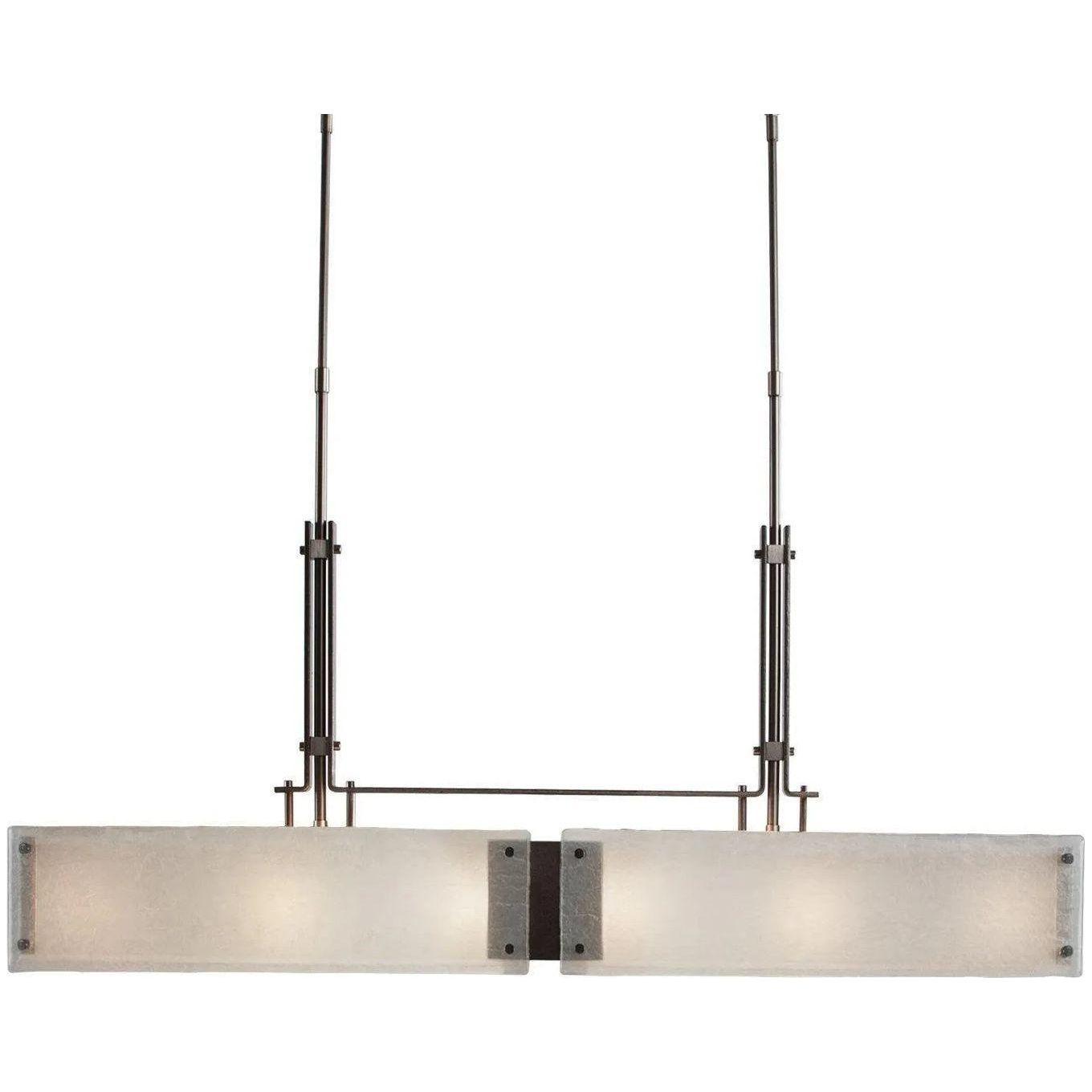 Hammerton Studio - Urban Loft Trestle LED Linear Suspension, 45-Inch - PLB0026-0A-SN-FG-001-L1 - Canada Light Shop