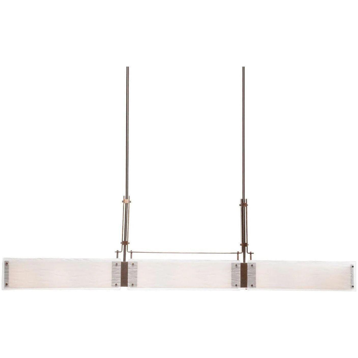 Hammerton Studio - Urban Loft Trestle LED Linear Suspension, 56-Inch - PLB0026-0C-RB-FG-001-L1 - Canada Light Shop