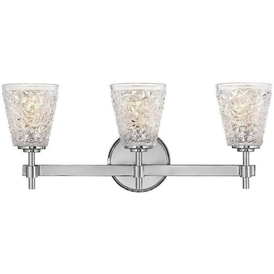 Hinkley Lighting - Amabelle 23-Inch Three Light Bath - 5153CM - Canada Light Shop