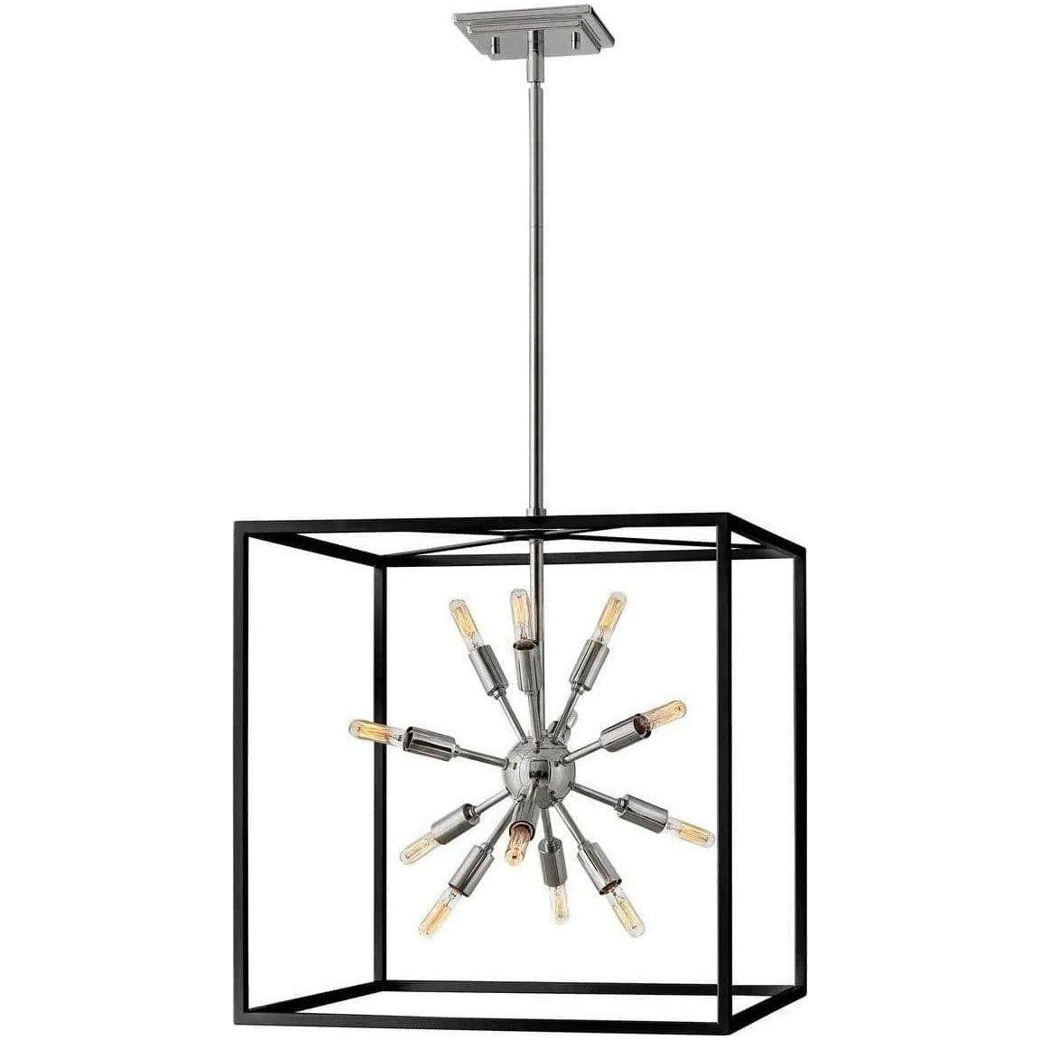 Hinkley Lighting - Aros 21-Inch Pendant - 46314BLK-PN - Canada Light Shop