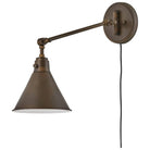 Hinkley Lighting - Arti 11-Inch Swing Arm Wall Light - 3690BK - Canada Light Shop