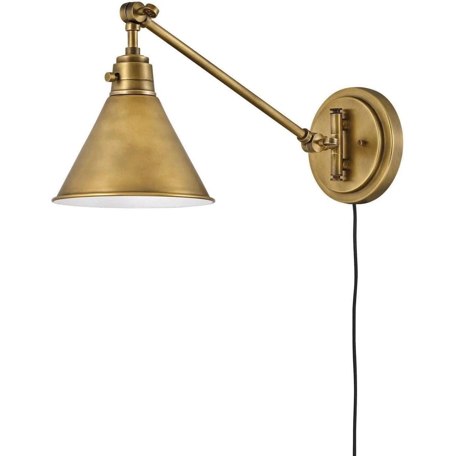 Hinkley Lighting - Arti 11-Inch Swing Arm Wall Light - 3690HB - Canada Light Shop