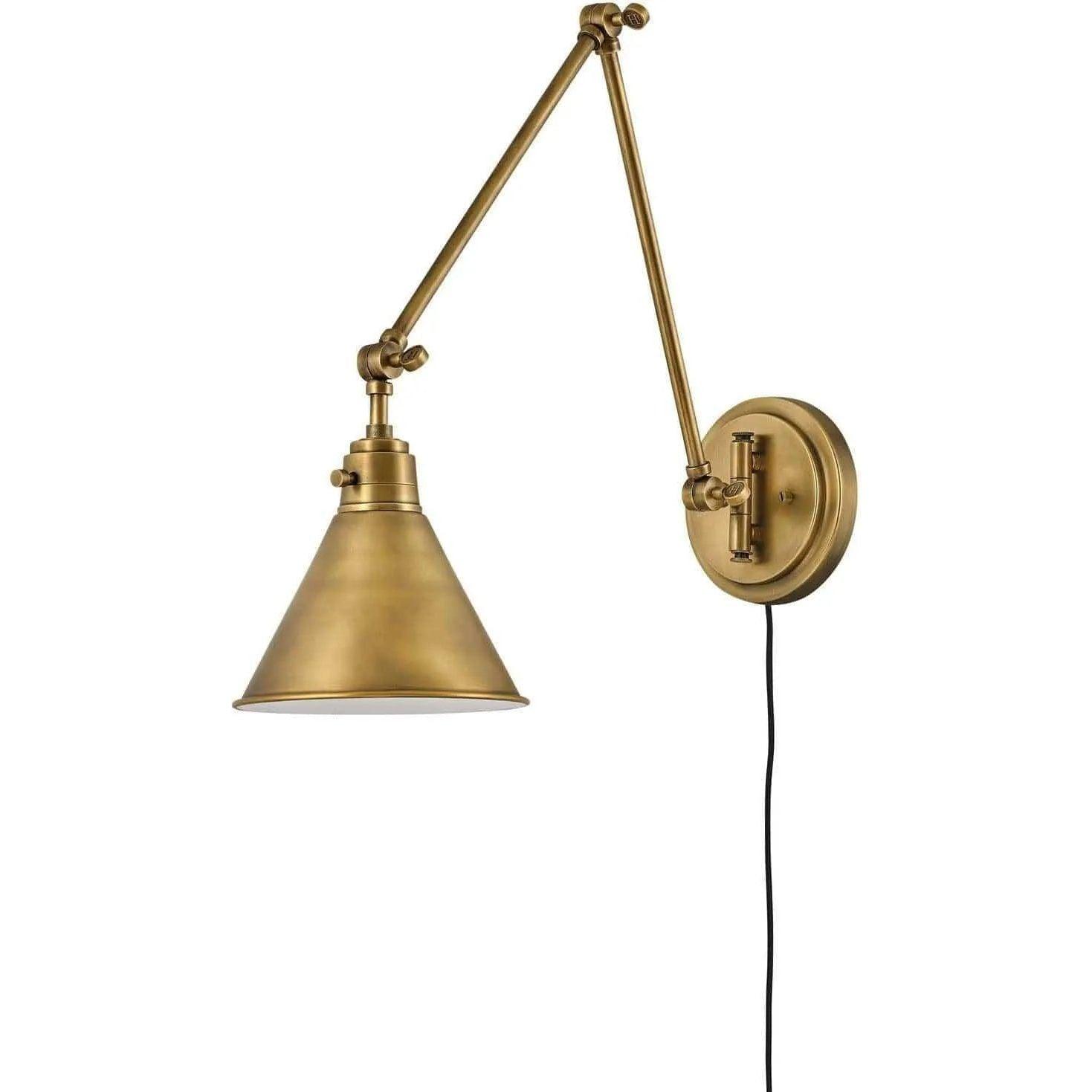 Hinkley Lighting - Arti 19-Inch Swing Arm Wall Light - 3692HB - Canada Light Shop