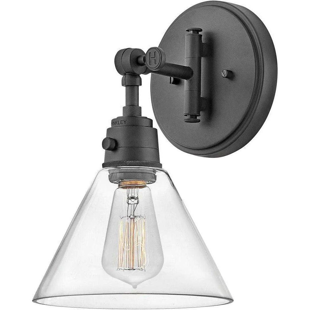 Hinkley Lighting - Arti Wall Sconce - 3691BK-CL - Canada Light Shop
