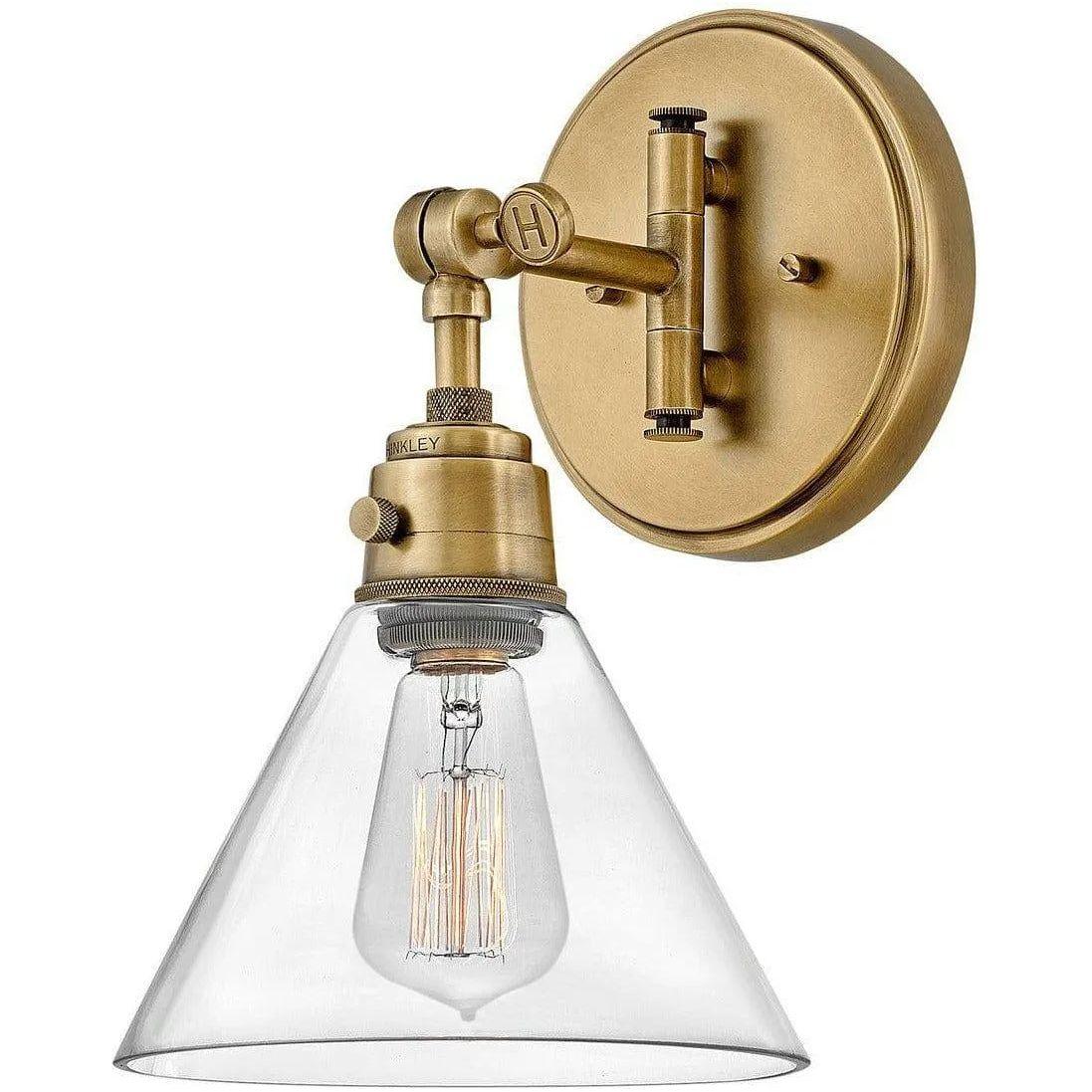 Hinkley Lighting - Arti Wall Sconce - 3691HB-CL - Canada Light Shop