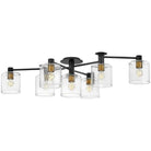 Hinkley Lighting - Axel 58-Inch Semi-Flush Mount - 4513BK - Canada Light Shop