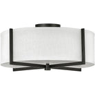 Hinkley Lighting - Axis 19-Inch Semi-Flush Mount - 41708BK - Canada Light Shop