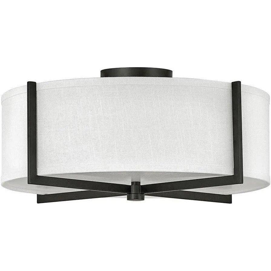 Hinkley Lighting - Axis 19-Inch Semi-Flush Mount - 41708BK - Canada Light Shop